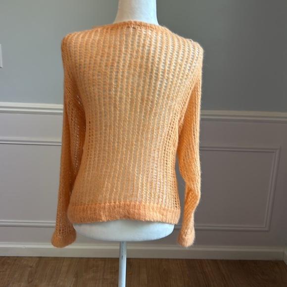 Free People Light & Lofty Pullover Sweater Alpaca Mango Orange Size XS - Picture 7 of 12